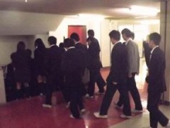 东京都立成东高等学校防灾训练