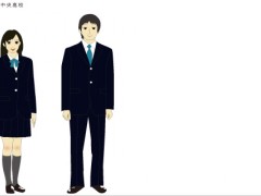 市原中央高校 制服卡通版