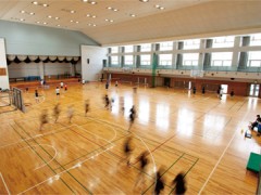 东京电机大学高校校园风光体育馆