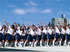 金蘭会高等学校学生风景