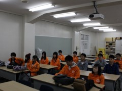 北海高等学校上课