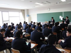 北海高等学校上课