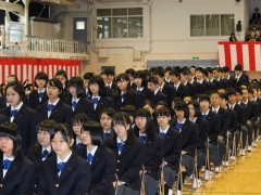 北海高等学校入学式
