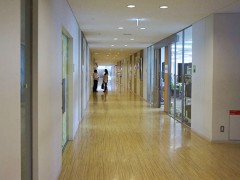 云雀丘学园高等学校教学楼内走廊2