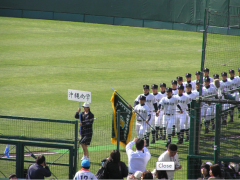 冲绳尚学高等学校棒球比赛全国称霸入场仪式