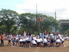 工学院大学附属高中体育祭-扔沙包