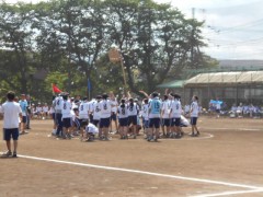 工学院大学附属高中体育祭-扔沙包