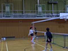 好文学园女子高等学校社团活动之排球部