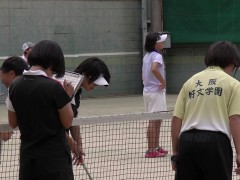 好文学园女子高等学校网球课