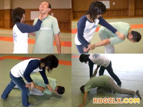 日本警方开展教留学生防身术活动