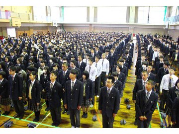 鹿儿岛情报高中入学仪式