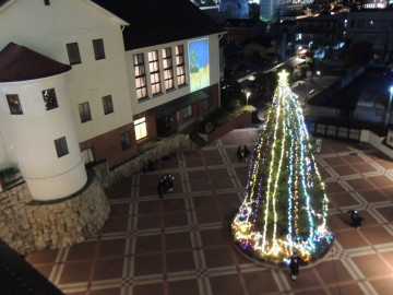 【NHK报道】山梨英和高中一年一度的点灯仪式·迎接耶稣的诞生