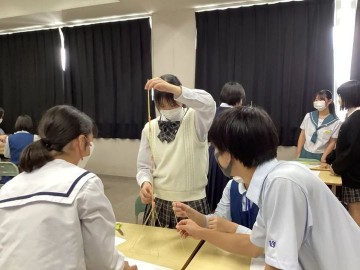 鹿儿岛情报高中prep学科举行迷你探究活动