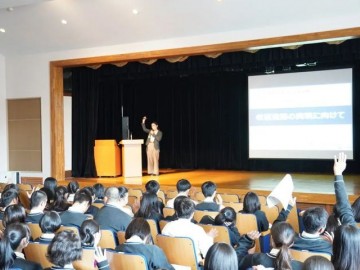 八王子学园八王子高中举行高二升学激励会