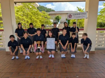 山梨英和高中“圣歌队”获得金奖！