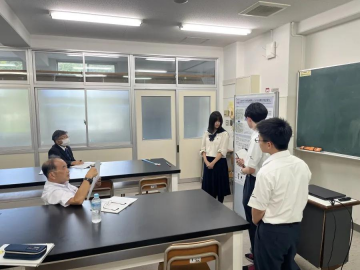 池田学园池田高中邀请京都大学教授到校授课
