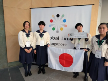 全英文发表从容自信—池田高中科学思考班亮相新加坡国际科学竞赛
